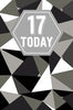 17th Today Foil Finished Birthday Card