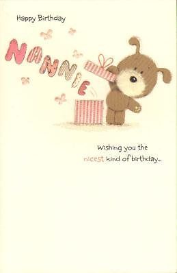 Happy Birthday Gran, (Woof) Birthday Greetings Card