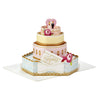 Paper Wonder Pop Up Wedding Card 'Cake'
