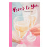Open Traditional Mother's Day Card 'Here's To You'