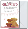 Adorable Girlfriend Birthday Card