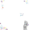 Thank You Card Bear With Flower