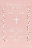 Confirmation Religious Holy Card with Joys and Blessings For Girls