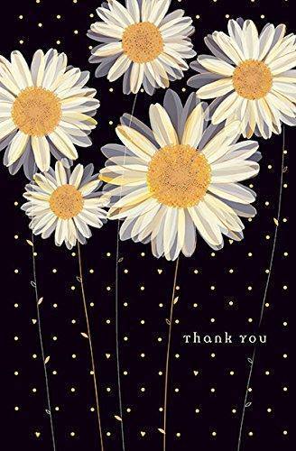 Big Daisy Thank You Blank For Own Message Card