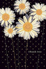 Big Daisy Thank You Blank For Own Message Card