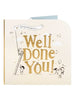Well Done You Champagne Flutes Congratulation Card
