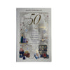 You're 50th Today Birthday Filled With Lots of Joy & Happiness Opacity Card