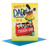 Dad Pop Up Father's Day Greeting Card Tough Job