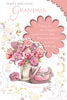 Happy Birthday Grandma Flower Pot Design Celebrity Style Card