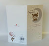 Engagement Card Sitting On The Moon Cute Lots Of Woof Couple Congratulations