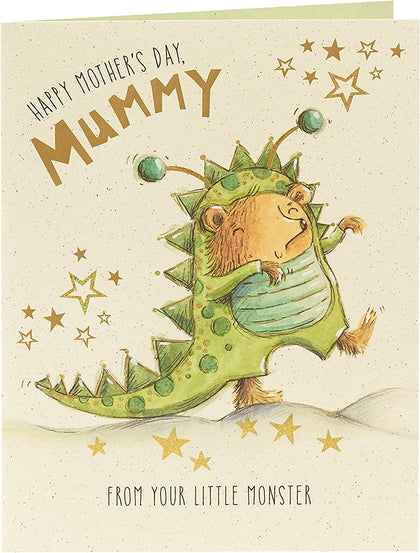 Cute Monster Design Mother's Day Card