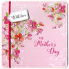 Second Nature Handmade Mother's Day Card Flowers with Pearls