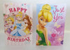 Disney Cards For Girls Mix of 6 Birthday Card