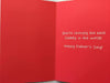 Funny from Little Monkeys Daddy Happy Father's Day Humour Greeting Cards All of Us