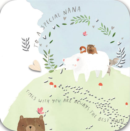 Nana Biggest Bear Design Birthday Card