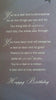 Special Dad Birthday Sentimental Verse Foil Finished Birthday Card