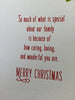 For Granny Wonderful Glitter Flowers Christmas Card