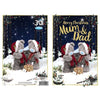 Bears Wearing Scarves 3D Holographic Mum And Dad Christmas Card