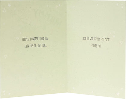 Cute Monster Design Mother's Day Card