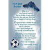 To A Dear Brother Sentiment Verse Keepsake Wallet Greeting Card