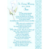 Memorial Graveside Card In Loving Memory Of A Dear Son