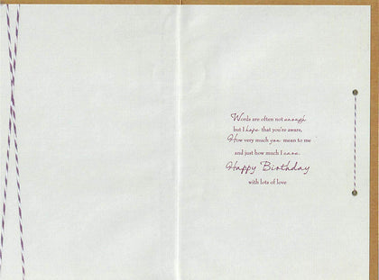 Treasured Moments Husband After Shave Watch And Tie Birthday Card