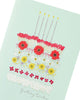 Floral Cake Design Into The Meadow Birthday Wishes Card
