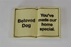 Beloved Dog Memorial Stone Grave Book Marker