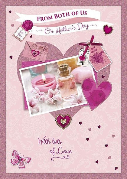 From Both of Us On Mother's Day Nice Verse Quality Greeting Card