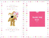 Boofle Thank You Mum Interactive Mother's Day Card
