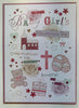 On Your Baby Girls Christening Day Congratulation Card