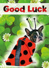 Good Luck Cute Dog 3D Holographic Greetings Card