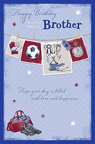 Brother Love And Happiness Sport Birthday Card