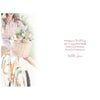 Girl On Bicycle Birthday Card