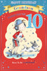 Today You're 10 Little Boy with Skateboard Design Grandson Candy Club Birthday Card