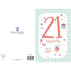 21st Happy Birthday Card Time To Celebrate For Her