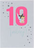 Disney Age 10 Girl Birthday Card