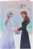 Disney Frozen Sister  Birthday Card