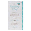 Hallmark Wedding Card for Both of You 'Nothing But Happiness' Medium Slim