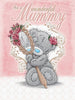 For A Wonderful Mummy Teddy Looking Into Beautiful Mirror Design Mother's Day Card