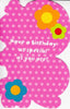 Birthday Girl Colourful Juvenile Design Card