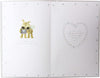 Amazing Husband Boofles Holding Just Married Board Design Wedding Day Card