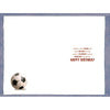 Foot Ball And Victory Cup Design Birthday Card