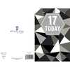 17th Today Foil Finished Birthday Card