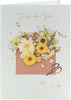 Just For You Floral Design Birthday Card