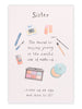 Sister Secret Staying Young Birthday Card