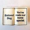 Beloved Dog Memorial Stone Grave Book Marker