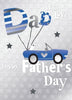 " With Love Dad " Quality Embossed Father's Day Card