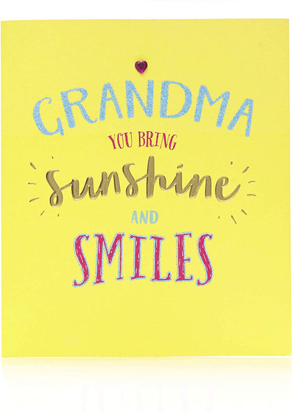 Mother's Day Card Grandma Sunshine and Smiles