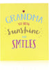 Mother's Day Card Grandma Sunshine and Smiles